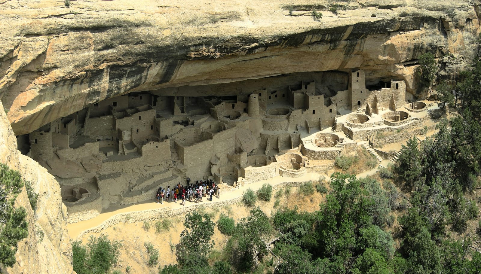 Cliff Palace at Mesa Verde National Park — Ancestral Puebloan cliff dwellings